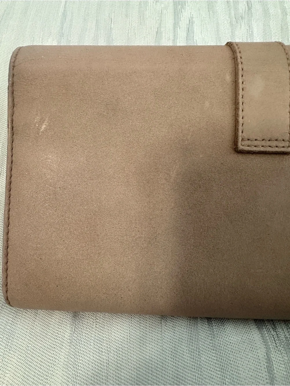 Saint Laurent Blush Pink Wallet with Gold Hardware